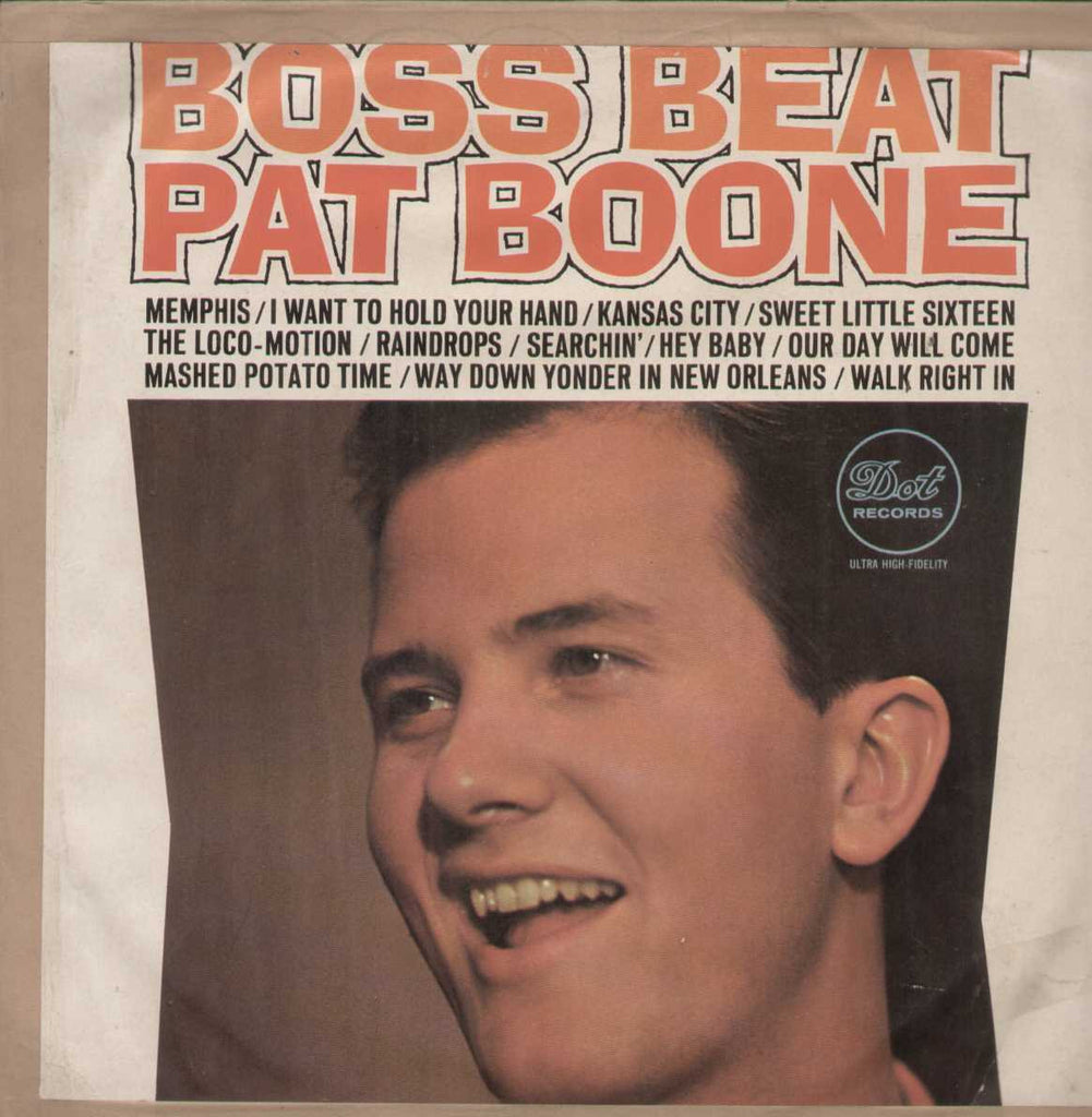 Boss Beat Pat Boone English Vinyl LP