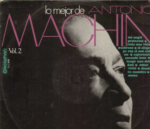 Lo Mejor De Antonio Machin English Vinyl LP