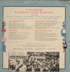 An Evening With Lerner And Loewe English Vinyl LP- Dual LP's