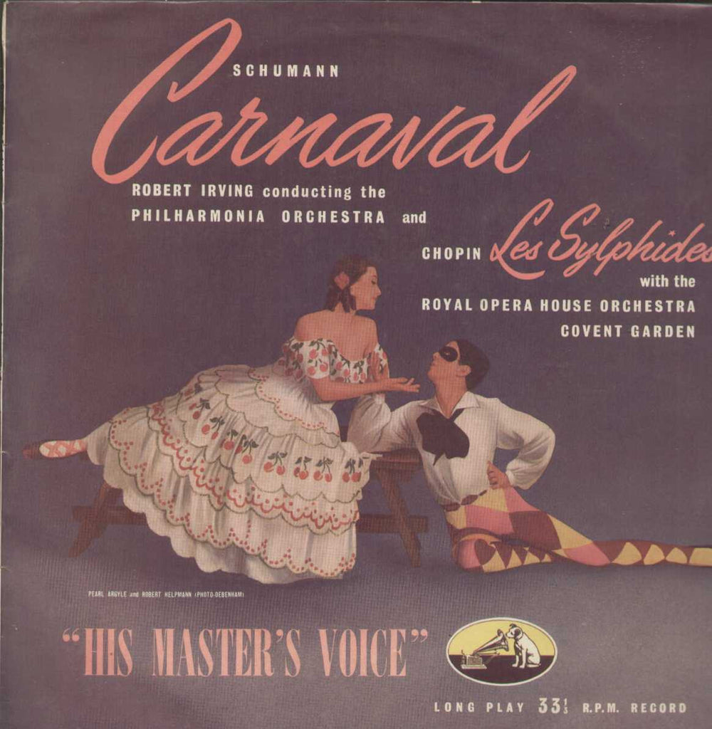 Schumann Carnaval English Vinyl LP