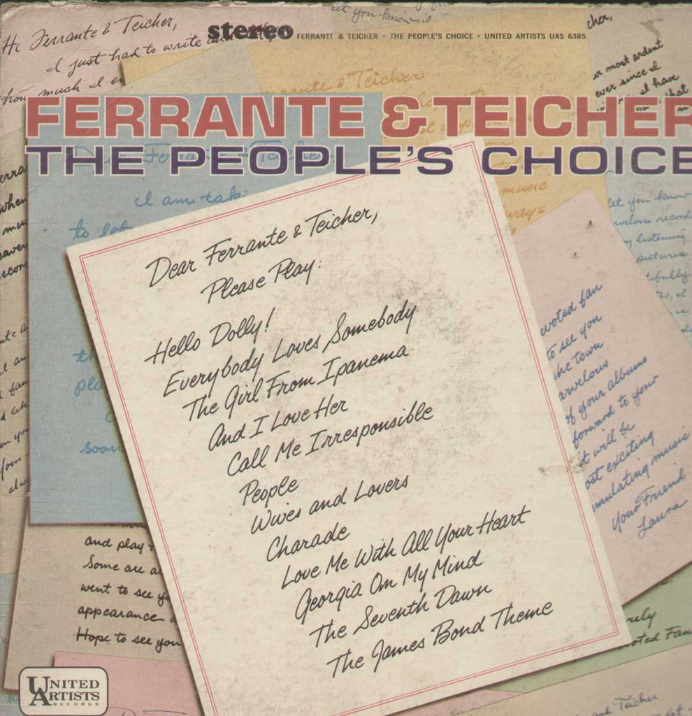 Ferrante And Teicher The People's Choice English Vinyl LP