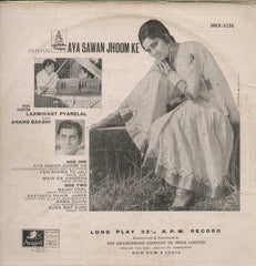 Aya Sawan Jhoom Ke 1960 Bollywood Vinyl LP