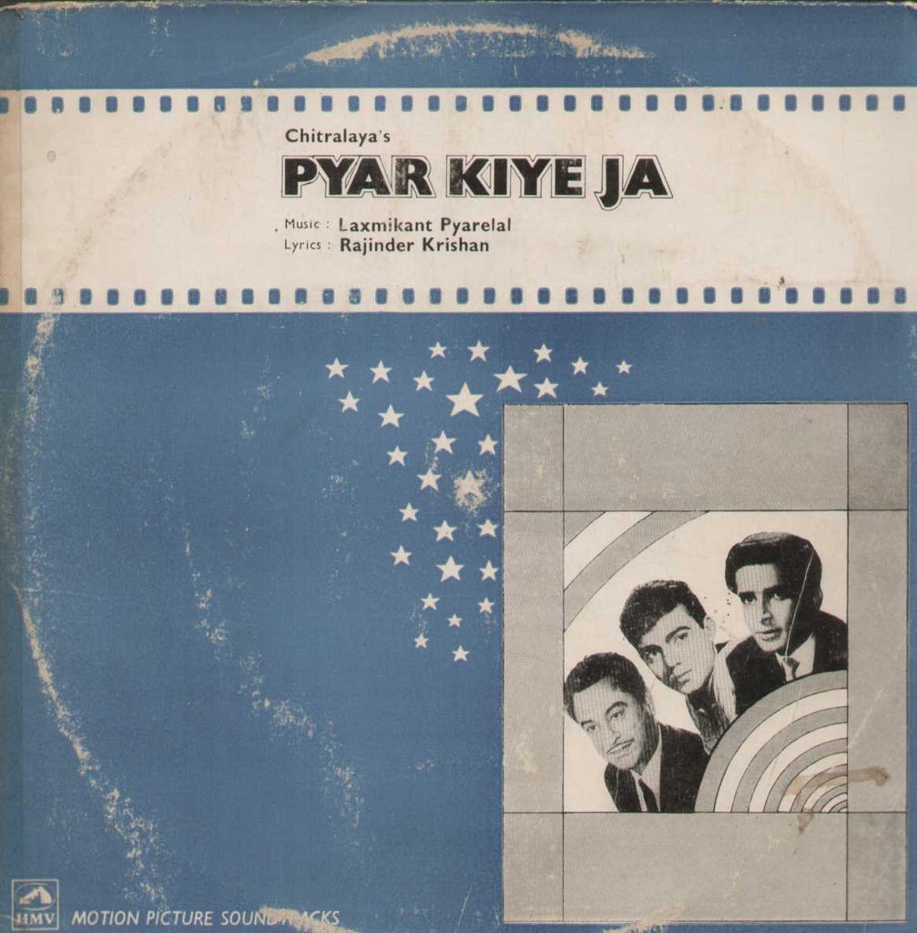 Pyar Kiye Ja 1966 Bollywood Vinyl LP