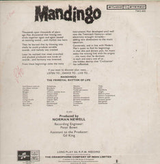 Mandingo The Primeval Rhythm Of Life English Vinyl LP