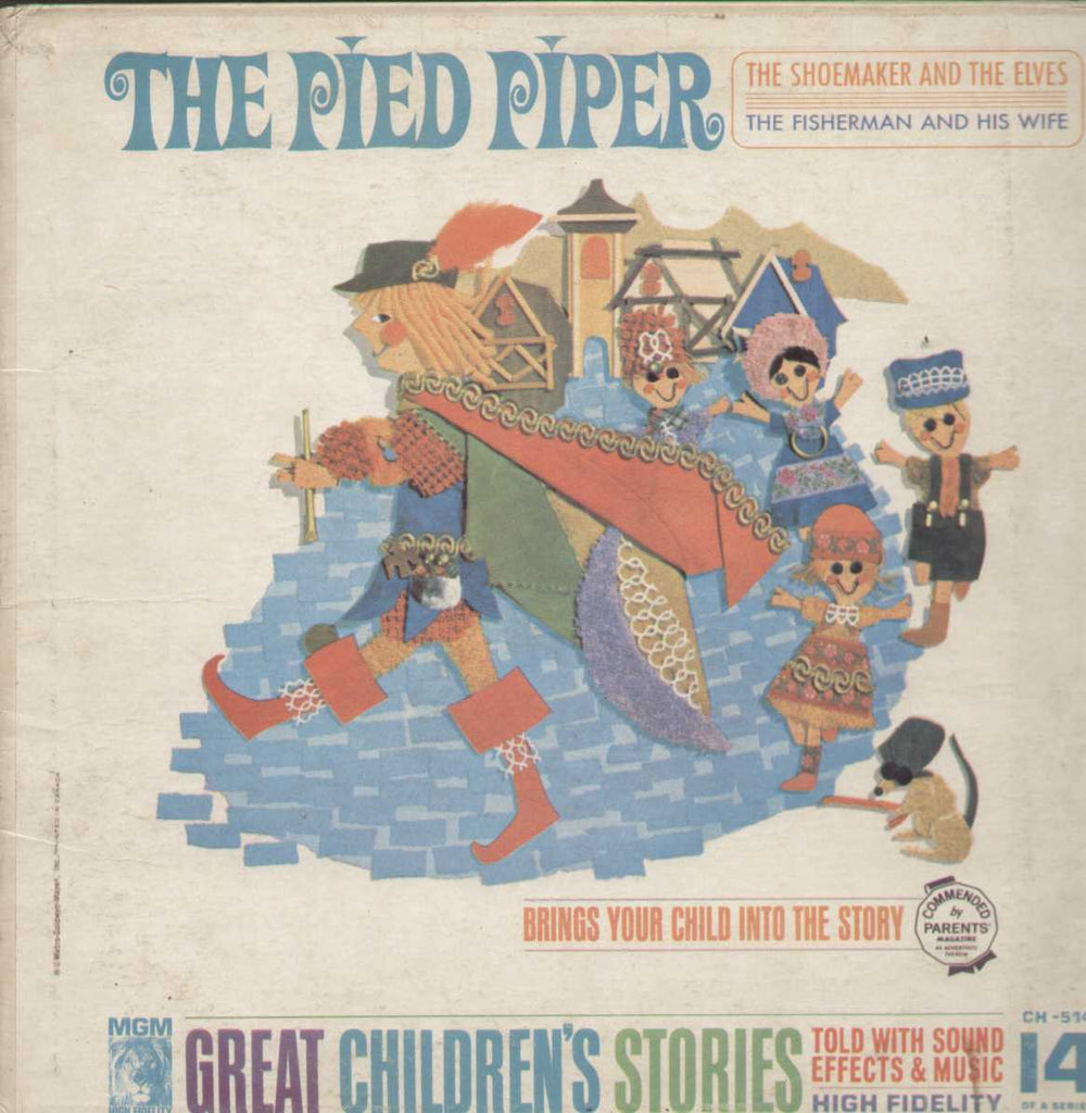 The Pied Piper Great Childrens Stories English Vinyl LP