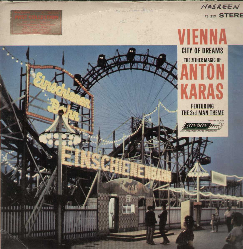 Anton Karas Vienna City Of Dreams English Vinyl LP