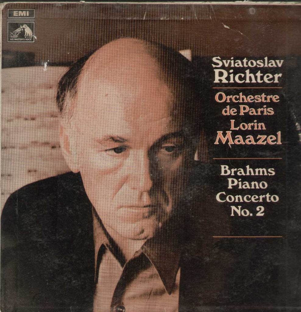 Sviatoslav Richter Orchestre De Paris Lorin Maazel Brahms Piano Concerto No.2 English Vinyl LP