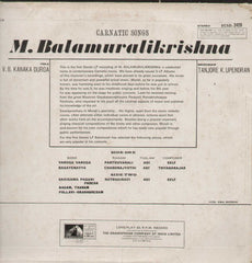 M. Balamuralikrishna Bollywood Vinyl LP