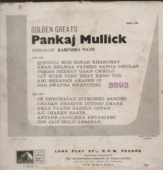 Golden Greats Pankaj Mullick Bollywood Vinyl LP