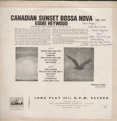 Eddie Heywood Canadian Sunset Bossa Nova English Vinyl LP- First Press