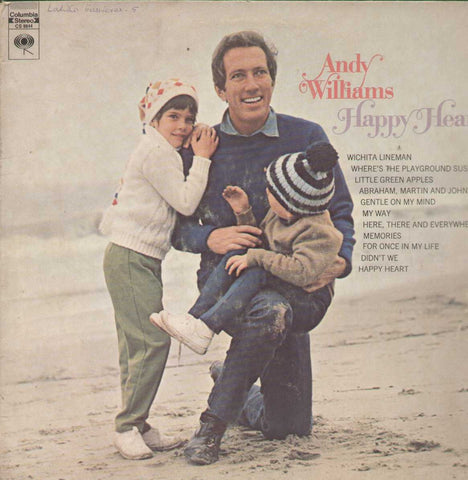 Andy Williams Happy Heart English Vinyl LP