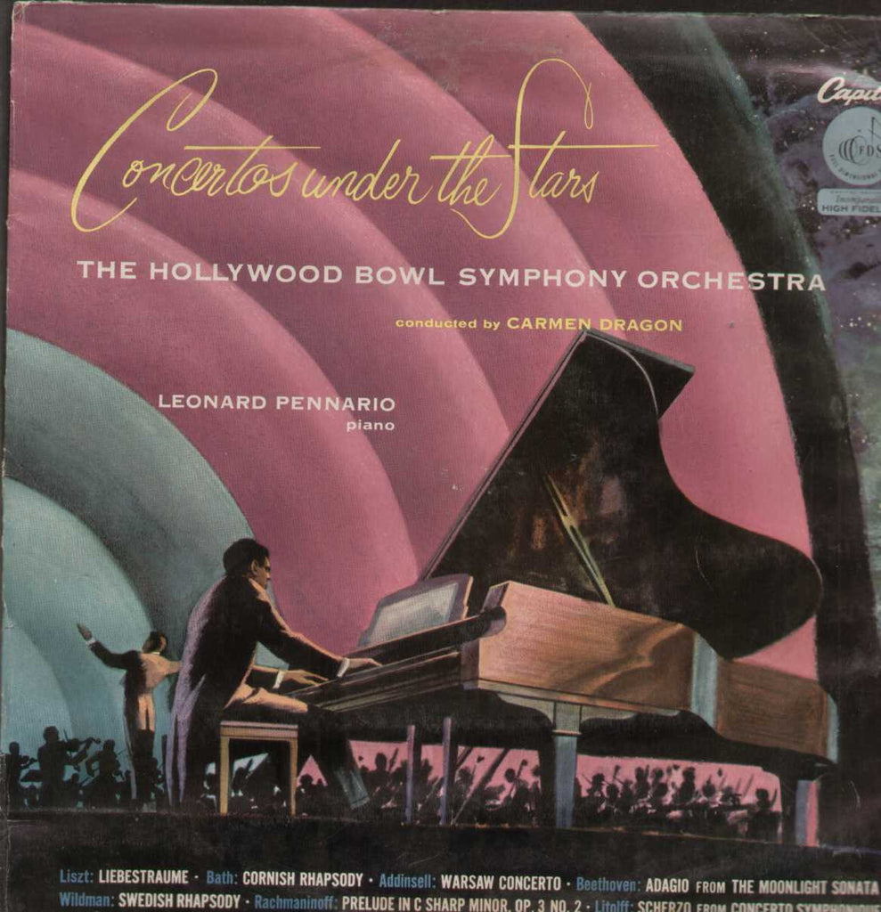 Concertos Under The Stars The Hollywood Bowl Symphony Orchestra English Vinyl LP