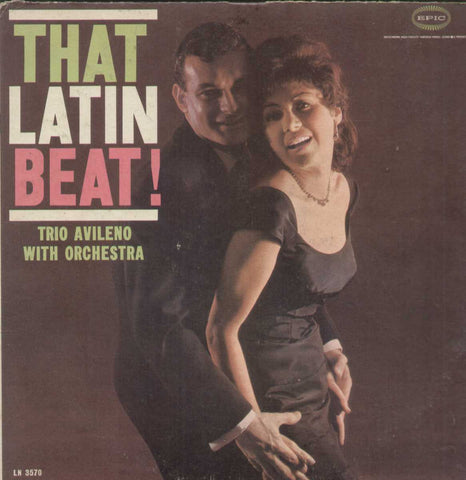 That Latin Beat Trio Avileno With Orchestra English Vinyl LP