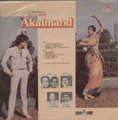Akalmand 1980 Bollywood Vinyl LP