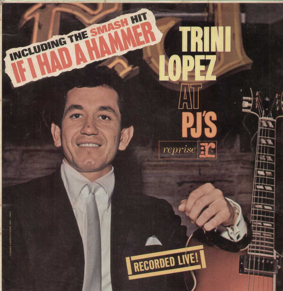 Trini Lopez At Pj's English Vinyl LP