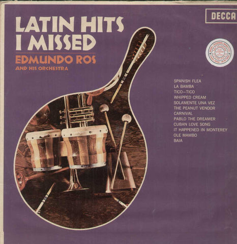 Latin Hits I Misswd Edmundo Ros And His Orchestra English Vinyl LP