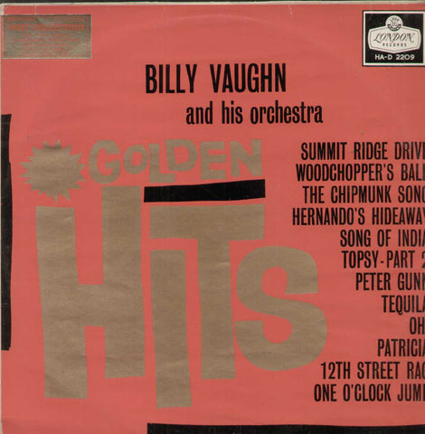 Billy Vaughn And His Orchestra Golden Hits English Vinyl LP