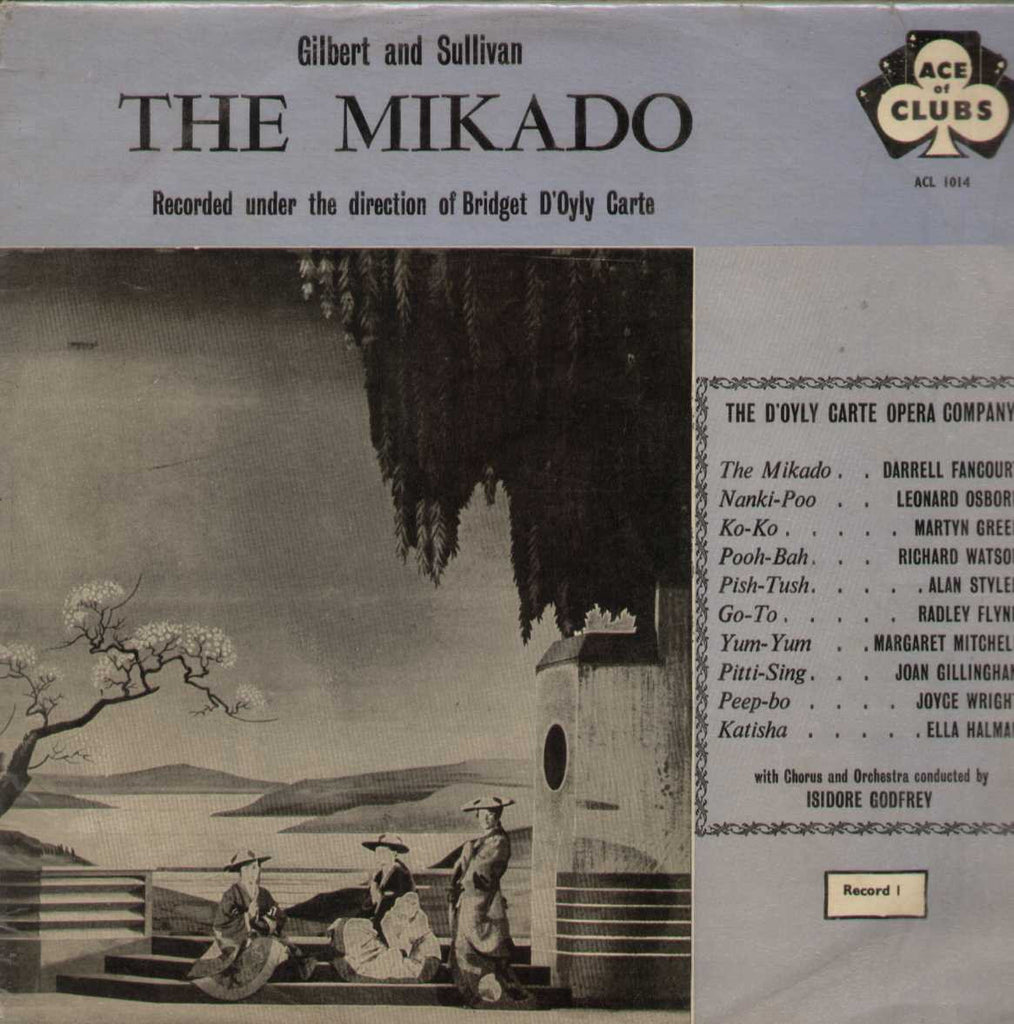 Gilbert And Sullivan The Mikado English Vinyl LP