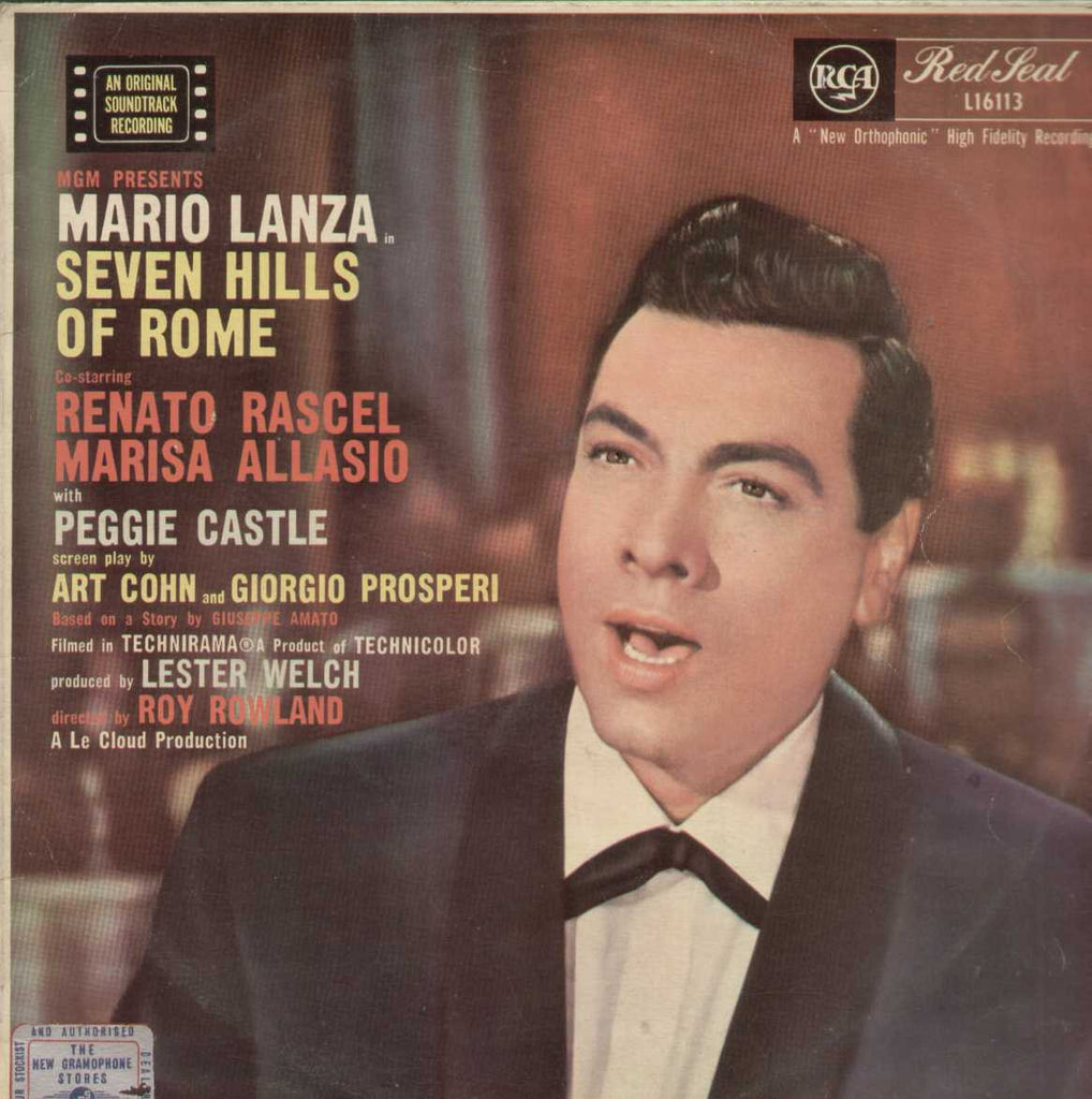 Mario Lanza Seven Hills Of Rome English Vinyl LP