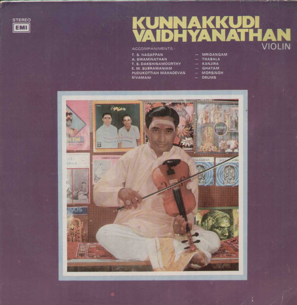Kunnakkudi Vaidhyanathan Violin Bollywood Vinyl LP