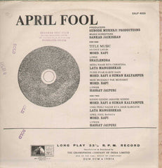 April Fool 1960 Bollywood Vinyl LP