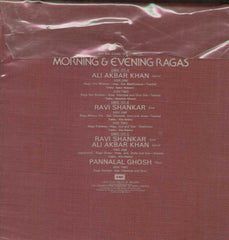 Morning And  Evening Ragas Ali Akbar Khan. Ravi Shankar. Pannalal Ghosh Bollywood Vinyl LP