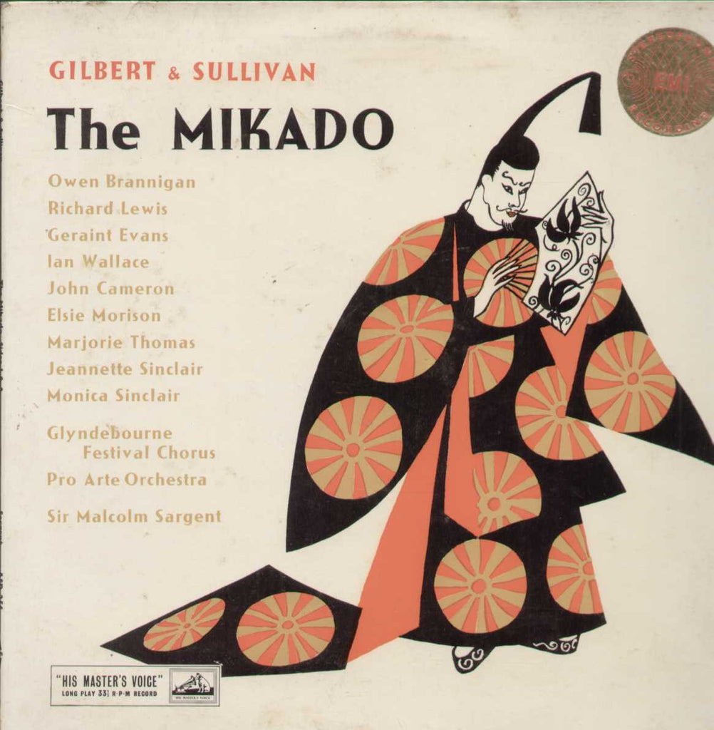 Gilbert And Sullivan The Mikado English Vinyl LP