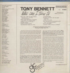 Tony Bennett Who Can I Turn To English Vinyl LP