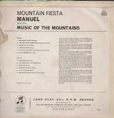 Mountain Fiesta Manuel And His Music Of The Mountains English Vinyl LP