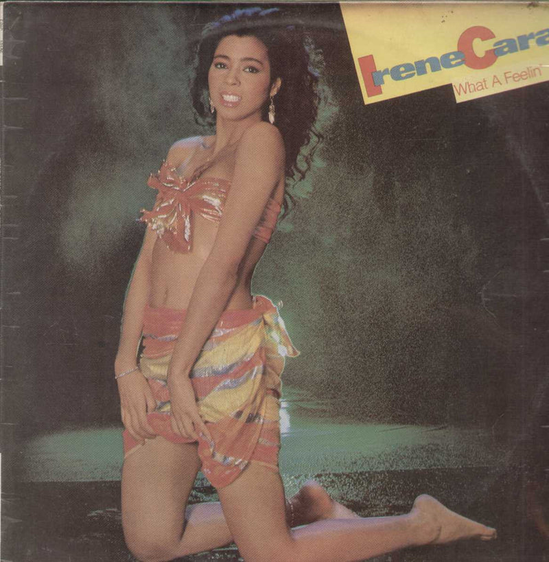 Irene Cara What A Feelin' — LP vinyl record cover