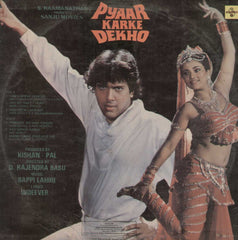 Pyaar Karke Dekho 1987 Bollywood Vinyl LP