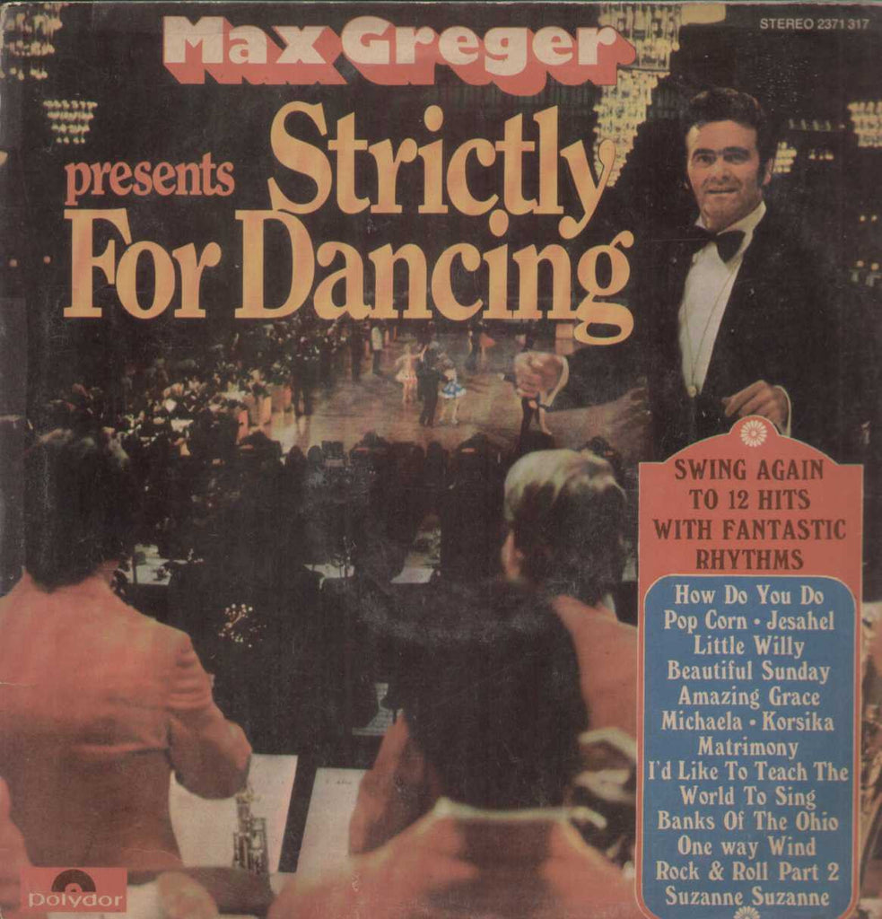 Max Greger Strictly For Dancing English Vinyl LP