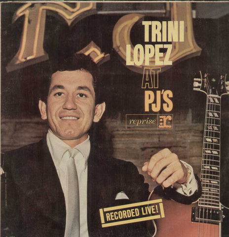 Trini Lopez At Pj's English Vinyl LP