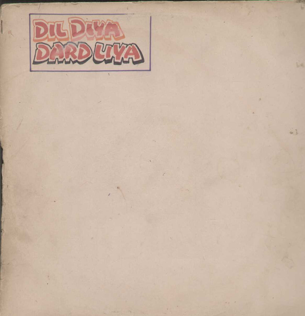 Dil Diya Dard Liya 1966 Bollywood Vinyl LP