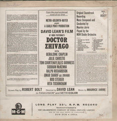 Doctor Zhivago English Vinyl LP