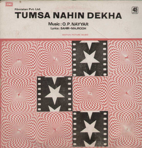 Tumsa Nahin Dekha 1960 Bollywood Vinyl LP