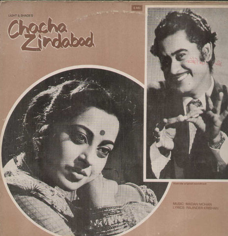 Chacha Zindabad 1960 Bollywood Vinyl LP