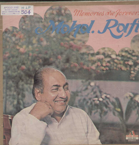 Memories Are Forever Mohd.Rafi Bollywood Vinyl LP