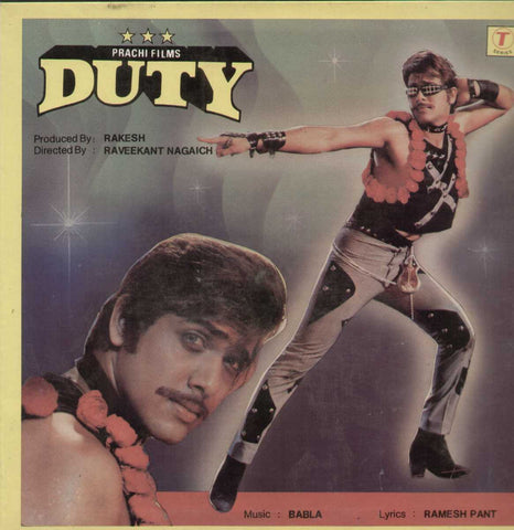 Duty 1986 Bollywood Vinyl LP