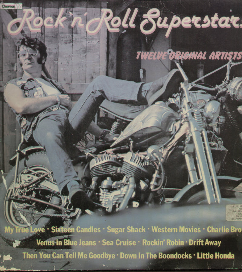 Rock n Roll Superstars — rock LP vinyl record cover