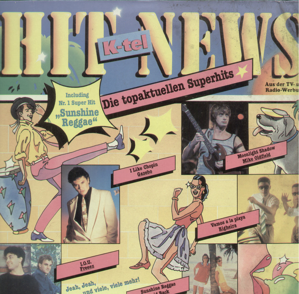 K Tel Hit News English Bollywood Vinyl LP