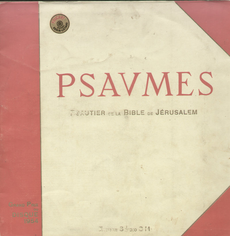 Psavmes — LP vinyl record cover