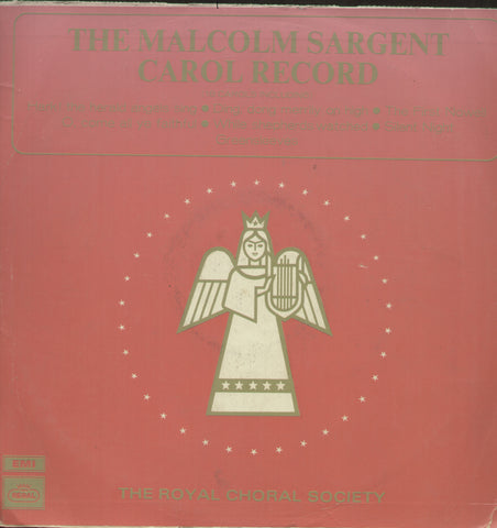 The Malcolm Sargent Carol Record - English Bollywood Vinyl LP