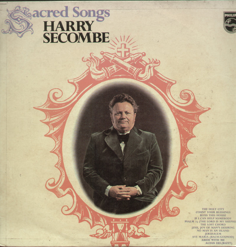 Sacred Songs Harry Secombe — 1962 LP vinyl record cover