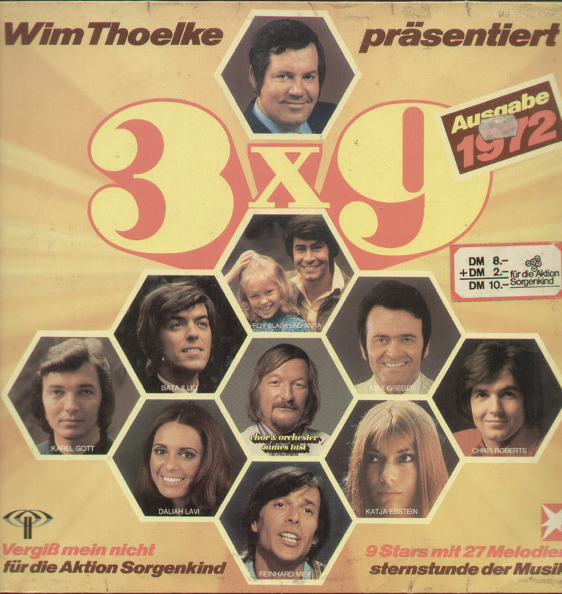 Wim Thoelke Prasentiert 3x9 — LP vinyl record cover