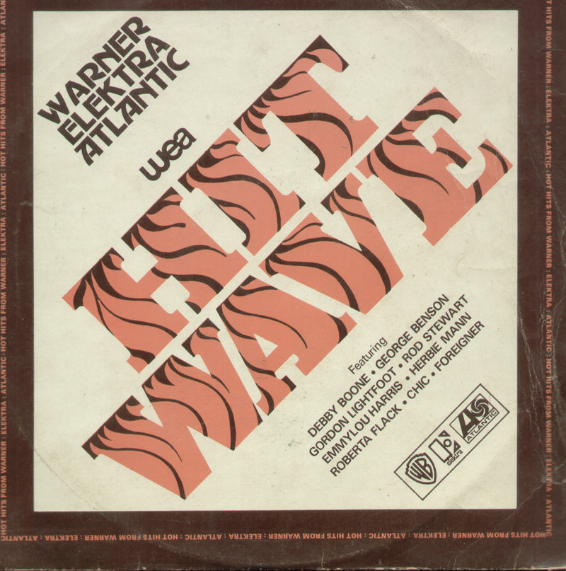 Warner Elektra Atlantic Wea Hit Wave — LP vinyl record cover