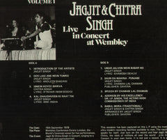 Jagjit & Chitra Singh Live in Concert at Wembley Volume 1 - Bollywood Vinyl LP