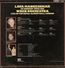 Lata Mangeshkar In Concert with WREN Orchestra - Bollywood Vinyl LP