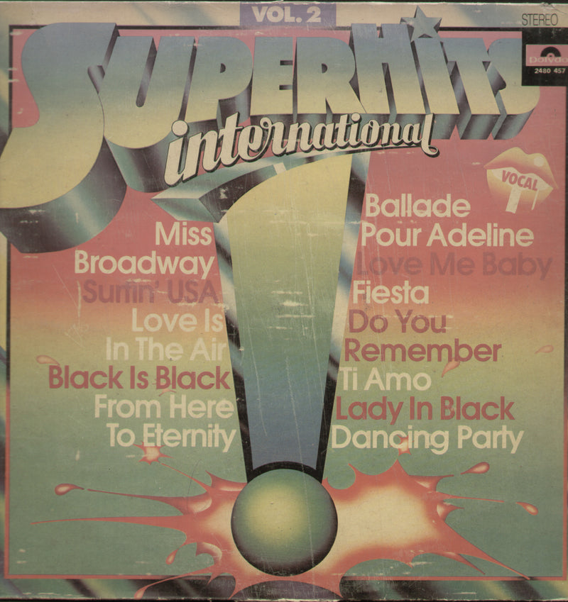 Super Hit International vol.2 — Bollywood LP vinyl record cover