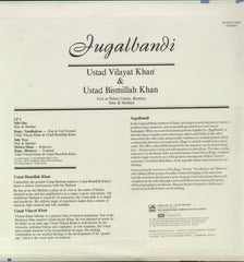 Vilayat Khan & Bismillah Khan - Classical Bollywood Vinyl LP